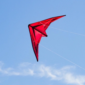 Quick Lava - Stunt Kite, age 8+, 48x115cm, incl. 17kp Polyes...