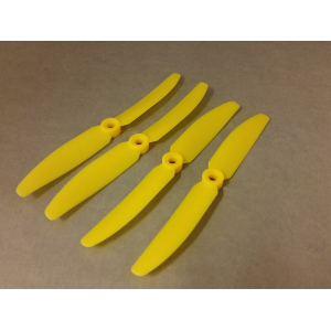 5x3 Gemfan Quadcopter propeleriai geltoni (2xCW & 2xCCW) (329000304-0) [104]