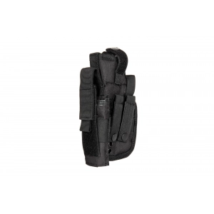 Universal Holster with Magazine Pouch - Black