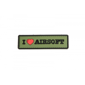 I Love Airsoft - 3D Patch