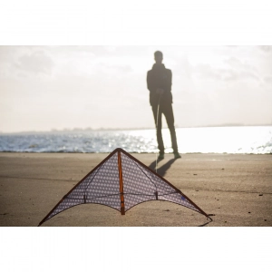 Stormy Pete Graphite - Stunt Kite, age 14+, 62x140cm, incl. ...