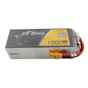 Tattu 11000MAH 22.8V HV 25C 6S1P Lipo Battery Pack with XT90-S(anti-spark) Plug
