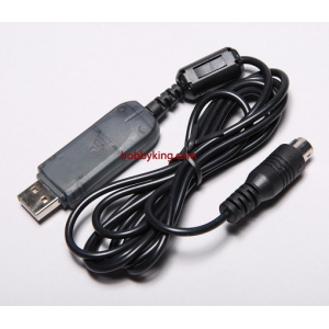 DATA kabelis 2.4Ghz 6Ch Tx USB Cable with FlySky plug (netinka simuliatoriui)