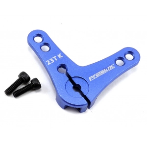 ProTek RC Aluminum L-Shaped Clamping Servo Horn (Blue) (23T-...