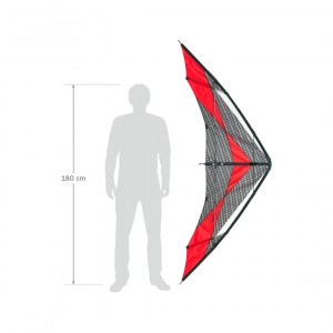Arrow - Stunt Kite, age 16+, 84x220cm, rec. 100kp Dyneema Li...