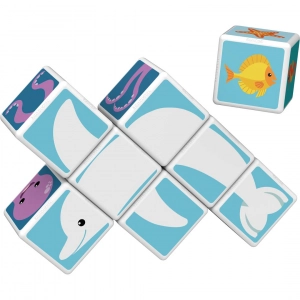 Geomag Magicube Printed Sea Animals + Cards 11 pcs