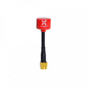 Foxeer 5.8G Lollipop 3 2.5DBi FPV Antena SMA male - raudona (1vnt.)