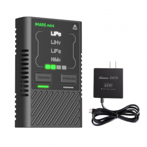 Gens Ace IMARS mini G-Tech USB-C 2-4S 60W RC Battery Charger with Power Supply Adapter and Adpter Cable-EU