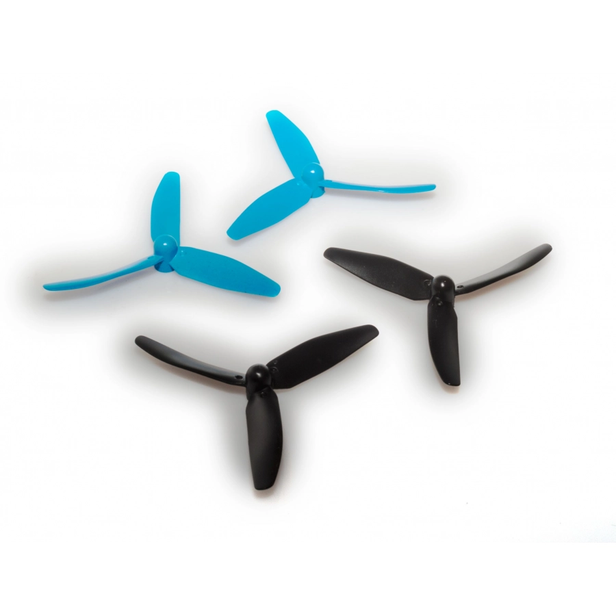 Spare rotors (4 pieces, 2x black, 2x blue) - LRP H4 Gravit Micro 2.0 Quadrocopter 2.4 Ghz [122]