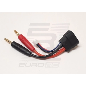 Traxxas ID Male To 4mm Bullet + XH - 2S - Charging Cable 5cm 14AWG
