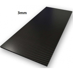 Carbon Fibre Sheet ECOTECH™ (350 x 150 x 3.0 mm)