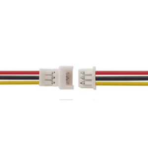 Micro JST 1.25mm  3 Pin Male/Female jungtis su 15cm 28AWG laidu