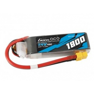 Gens ace 1800mAh 7.4V 45C 2S1P Lipo akumuliatorius su XT60 jungtimi