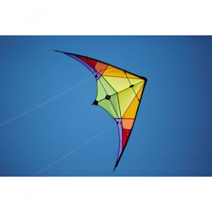 Rookie Rainbow - Stunt Kite, age 8+, 60x120cm, incl. 20kp Po...