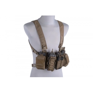 D3CR Chest Rig Tactical Vest - Tan