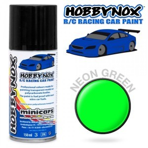 NEONINĖ ŽALIA R/C Racing Car purkškiami dažai 150 ml HN1408