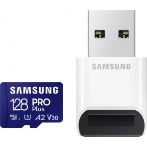 Memory card Samsung PRO Plus micro SDXC 128 GB U3 A2 V30 (MB...