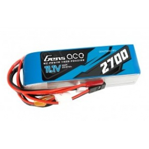 Gens ace 2700mAh 11.1V TX 3S1P Lipo Battery pack with Futaba/JST-XHR/JST-SYP