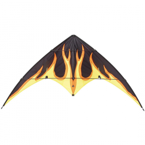 Bebop Fire - Stunt Kite, age 8+, 60x145cm, incl. 20kp Polyester Line 2x20m