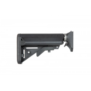 AR15 stock with adaptor for WE SCAR replicas - black