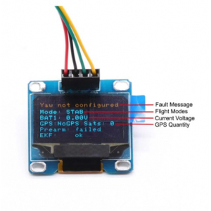 OLED Display Module I2C Monitor for Pixhawk PX4 PIX4 Flight Controller