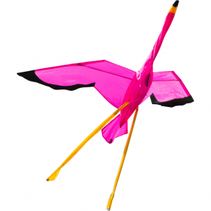 Flamingo 3D - Single Line Kites, age 8+, 100x135cm, incl. 17kp Polyester Line, 40m on spool