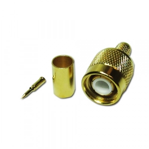 TNC male connector for H-155, RF-5, RF-240 coax cable [244]