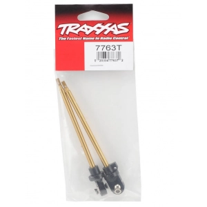 Traxxas 7763T TiN-Coated GTX Shock Shafts, Assembled with Ro...
