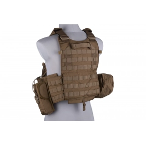 94K Plate Carrier M4 Tactical Vest - Coyote Brown