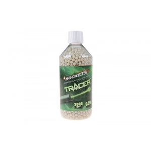 Rockets Tracer 0,20g BB pellets 3000 pieces - bottle