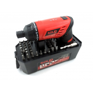 Elektrinis suktukas 3.6V 1.3 Ah Lithium-Ion batterija Power - 1/4“ Chuck - Reguliuojama rankena - 40 in-lb/4.5 N.m