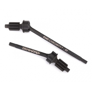 Traxxas TRX-4 Front Heavy Duty Machined Axle Shafts w/Input Gear (2)