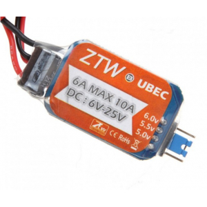 ZTW: Receiver voltage regulator ZTW 2-6S UBEC 6A 5/6V