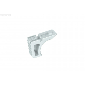 Reversable Hand Stop KeyMod / MLOK - Silver