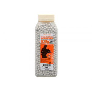HIGH PRECISION MADE 0.28G BB PELLETS FOR AIRSOFT SERIES - 2500 vnt