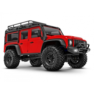 Traxxas  TRX-4M 1/18 Land Rover Defender Crawler raudonas RTR