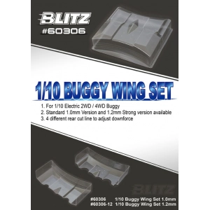 Titan BLITZ 1/10 Buggy Wing Set 1.2mm 2pc.