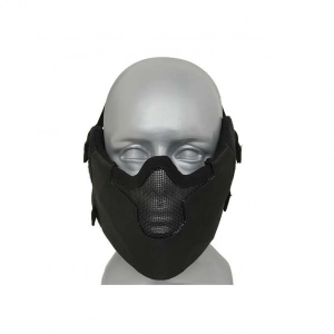 Steel Mesh Lower Half Mask mod. Striker - Black [STTI]