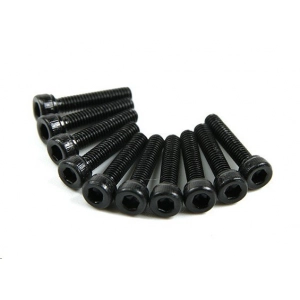 Varžtas Socket Head Hex 2.5x12mm Machine Thread Steel Black