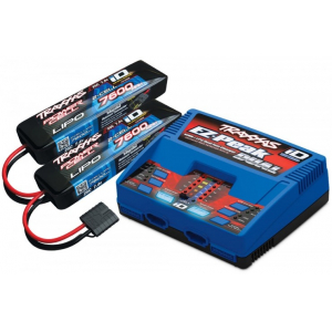 Pakrovėjas EZ-Peak Dual 8A su dviem 2S 7600mAh Li-Po akumuliatoriais Combo