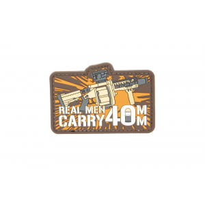 3D Patch - Real Man Carry 40mm