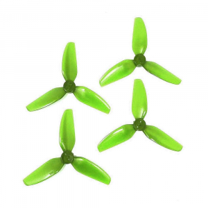 HQProp T3X3X3 3-blade 3Inch Poly Carbonate Propeller 2CW+2CCW Light Green