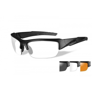 Wiley X VALOR Glasses - Clear/Grey/Light Rust