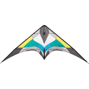 Maestro Aqua - Stunt Kite, age 14+, 95x220cm, incl. 60kp Dyneema Line 2x25m