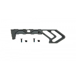 Aluminum KeyMod Angled Forward Grip - Black