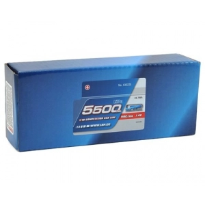 LRP Competition 2S LiPo 55C Hard Case Saddle Battery Pack (7...