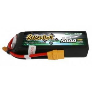 Gens ace 5000mAh 14.8V 4S1P 60C Lipo akumuliatorius su XT90 jungtimi, Bashing Series
