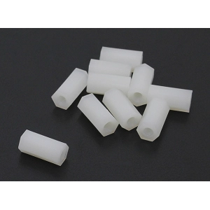 5.6mm x 12mm M3 Nylon Tapped Spacer (10pc) [132]