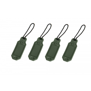 Set of personalized tags - olive