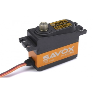 Savox - Servo - SV-1250MG - aukštos įtampos skaitmeninis servos mechanizmas su metaliniais dantračiais (Coreless Motor)